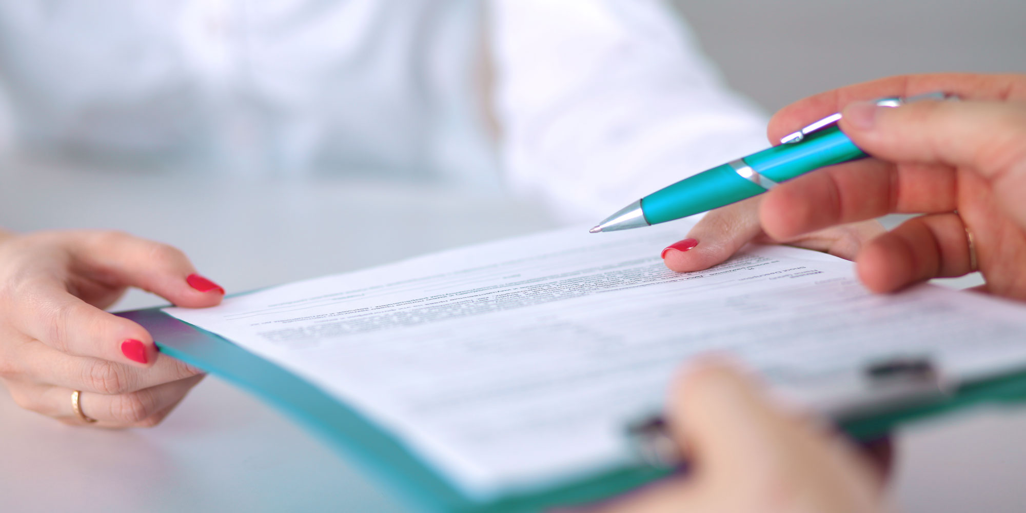 patient filling out dental forms Lafayette IN