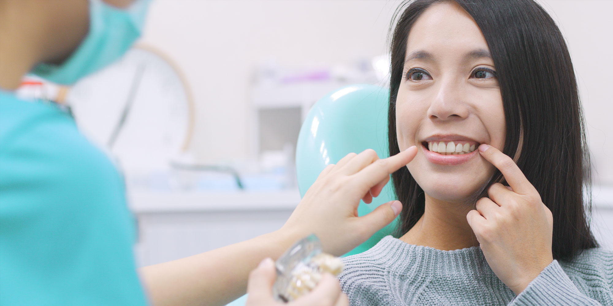 patient undergoing dental consultation Lafayette IN